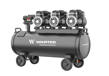 WARTER WC100 PRO 100L Flüsterkompressor Set